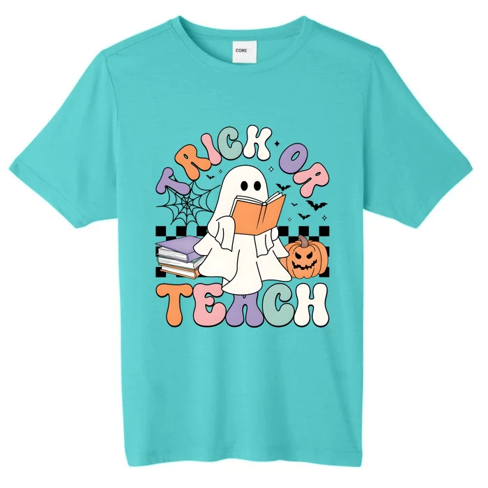 Teacher Halloween Trick Or Teach ChromaSoft Performance T-Shirt