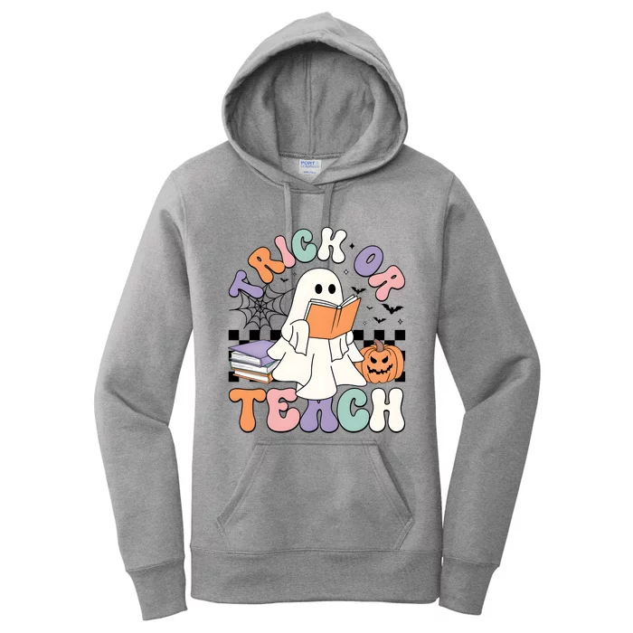 Teacher Halloween Trick Or Teach Women's Pullover Hoodie