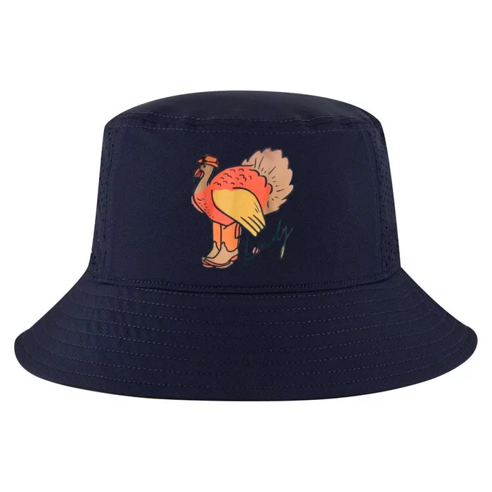 Turkey Howdy Turkey Girl Obsessed Gift Cool Comfort Performance Bucket Hat