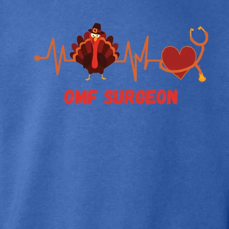 Thanksgiving Heartbeat Turkey Oral Omf Surgeon Doctor Gift Toddler Hoodie