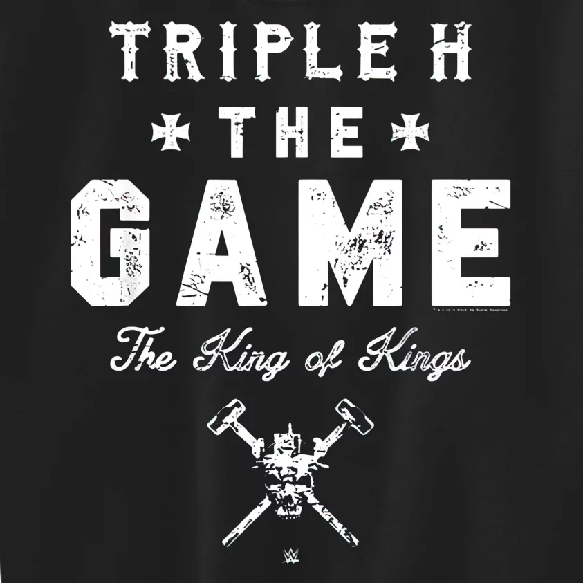 Triple H The Game King Of Kings Fight Wrestler Kids Sweatshirt