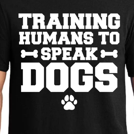 Training Hu To Speak Dogs Dog Trainer Gift Pajama Set