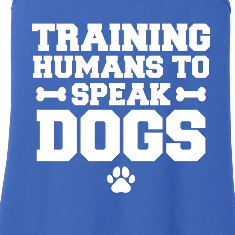 Training Hu To Speak Dogs Dog Trainer Gift Ladies Essential Tank