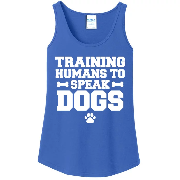 Training Hu To Speak Dogs Dog Trainer Gift Ladies Essential Tank