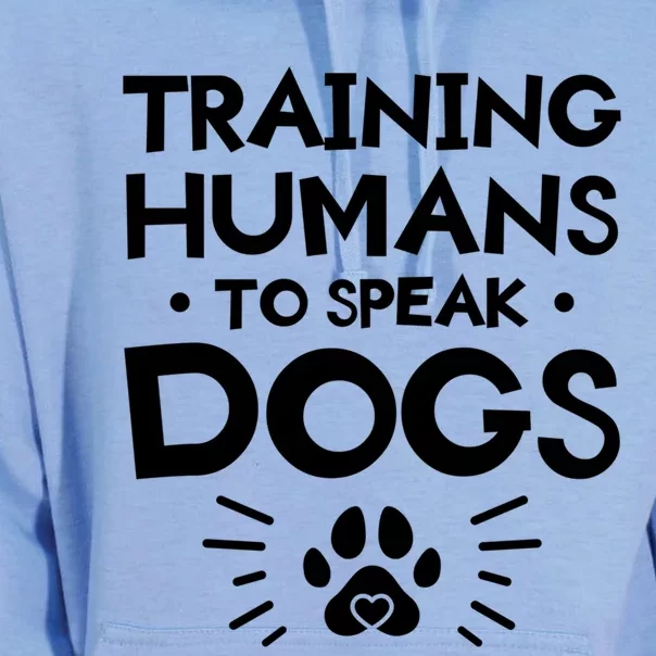 Training Hu To Speak Dogs Dog Trainer Great Gift Unisex Surf Hoodie