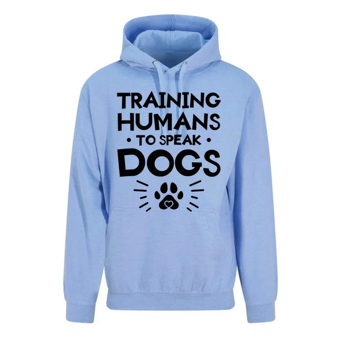 Training Hu To Speak Dogs Dog Trainer Great Gift Unisex Surf Hoodie