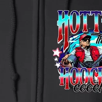 Trump Hotter Than A Hoochie Coochie Full Zip Hoodie