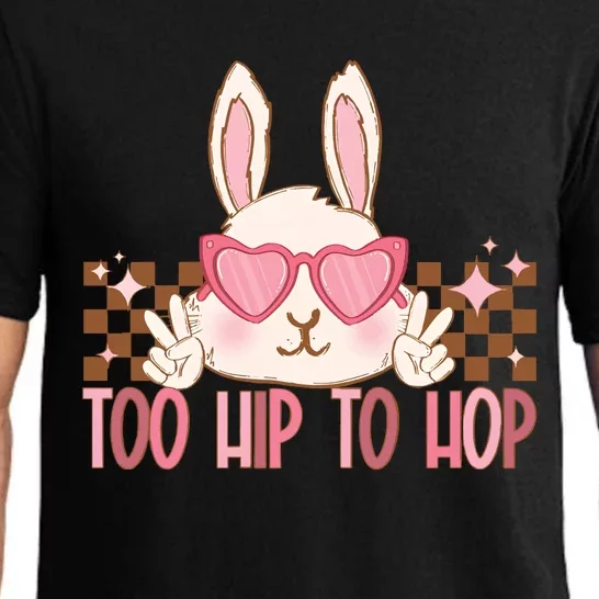 Too Hip To Hop Easter Bunny Pajama Set