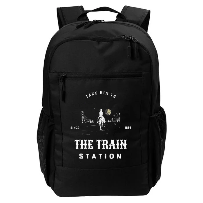 Take Him To The Train Station Daily Commute Backpack