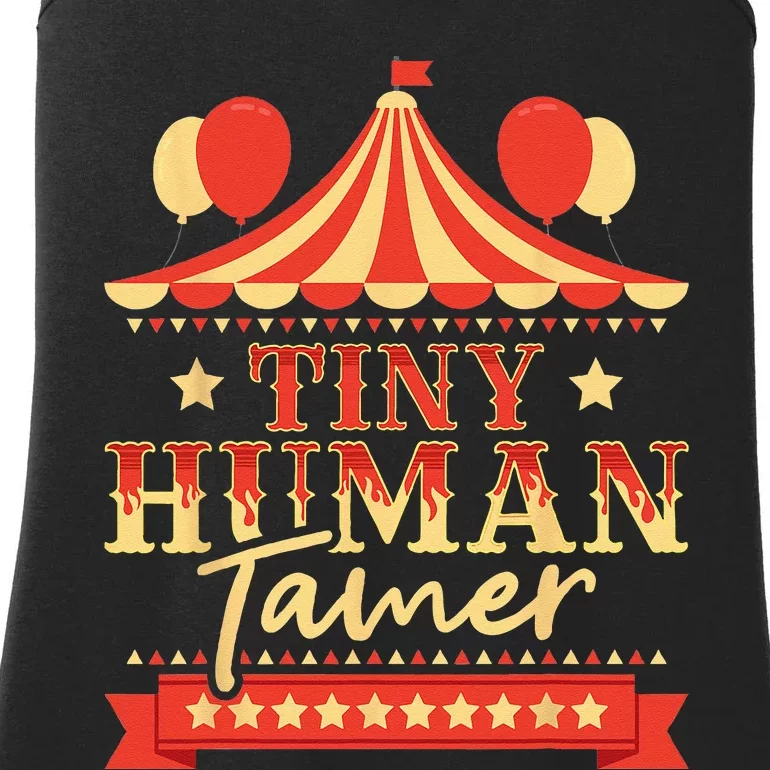 Tiny Human Tamer Circus Birthday Party Circus Costume Ladies Essential Tank