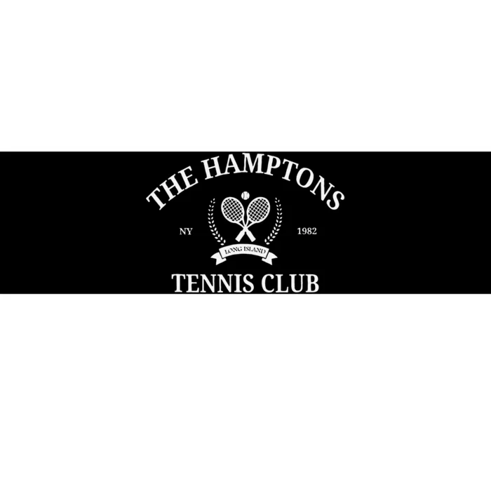 The Hamptons Tennis Club Vintage Style Aesthetic Crewneck Bumper Sticker