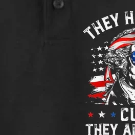 They Hate Us Cuz They AinT Us Usa American Flag 4th Of July Dry Zone Grid Performance Polo