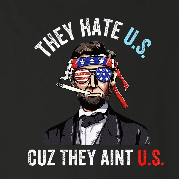 They Hate Us Cuz They Ain't Us Funny 4th of July USA Toddler Long Sleeve Shirt