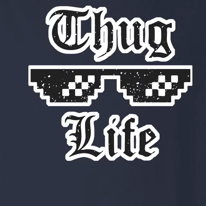 Thug Life Retro Glasses Meme Toddler Long Sleeve Shirt