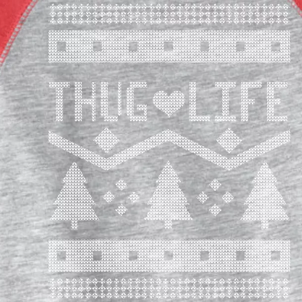 Thug Life Ugly Christmas Sweater Toddler Fine Jersey T-Shirt