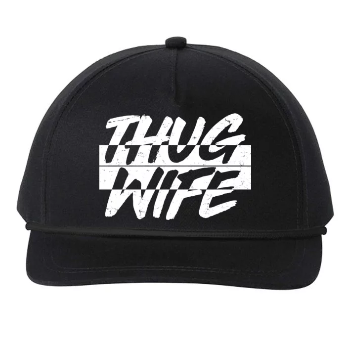 Thug Wife Snapback Five-Panel Rope Hat