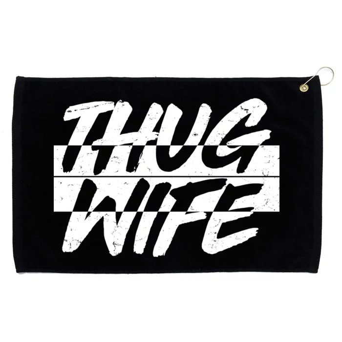 Thug Wife Grommeted Golf Towel