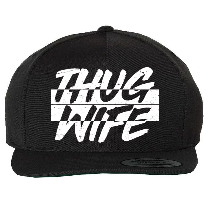 Thug Wife Wool Snapback Cap