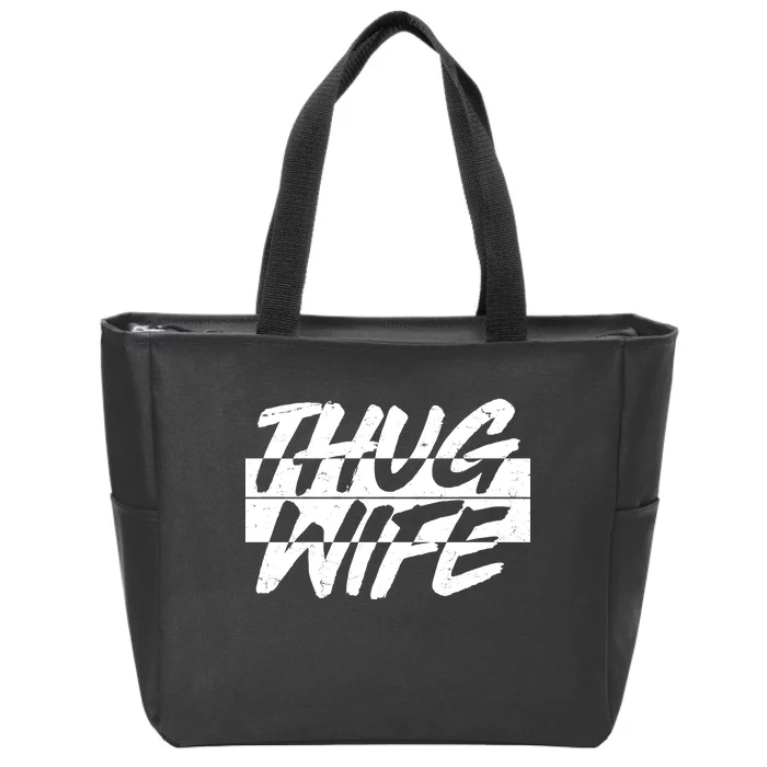 Thug Wife Zip Tote Bag