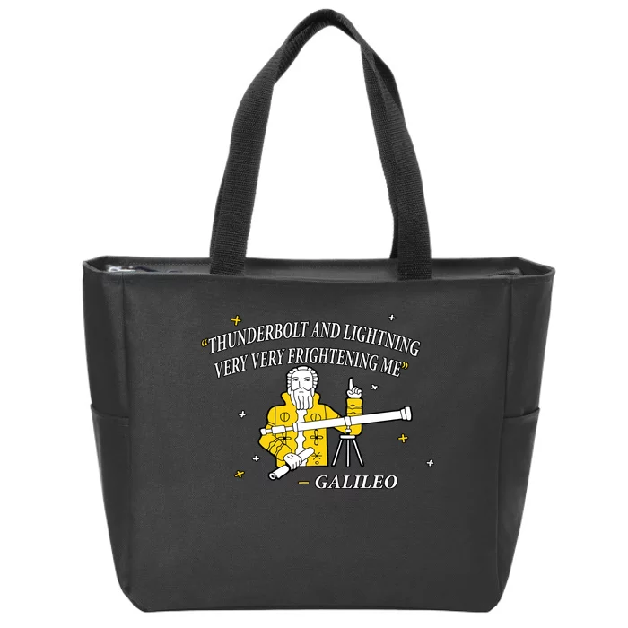 Thunderbolt and Lightning Galileo Zip Tote Bag