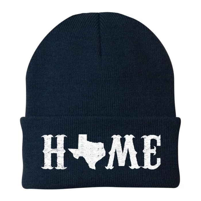 Texas Home Vintage Logo Knit Cap Winter Beanie