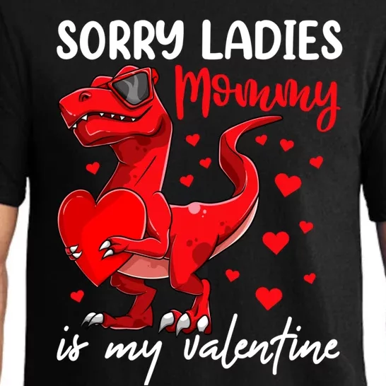 Tgiftrex Heart Valentines Day Gift Dinosaur Gift Pajama Set