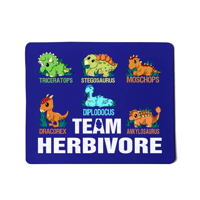 Team Herbivores Veganism Herbivore Dinosaur Gift Mousepad