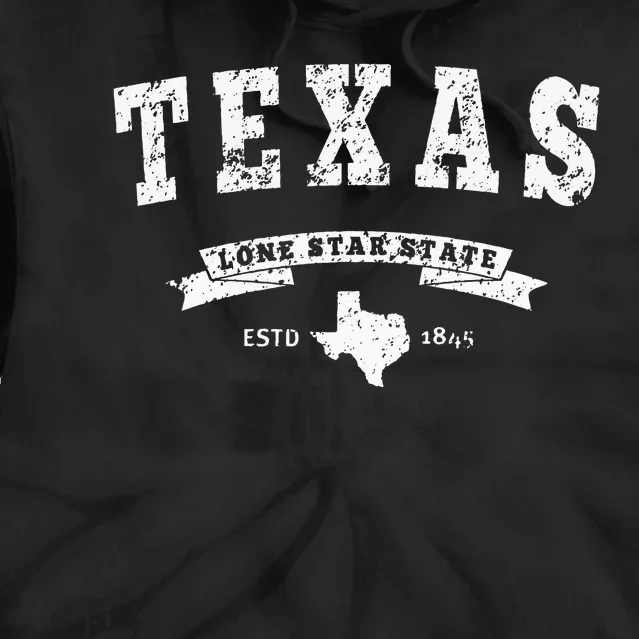 Texas Hoodie Vintage Texas Swea Retro Design TX Tie Dye Hoodie