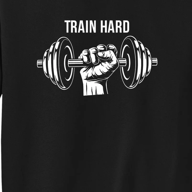 Train Harder Weightlifting Tall Sweatshirt