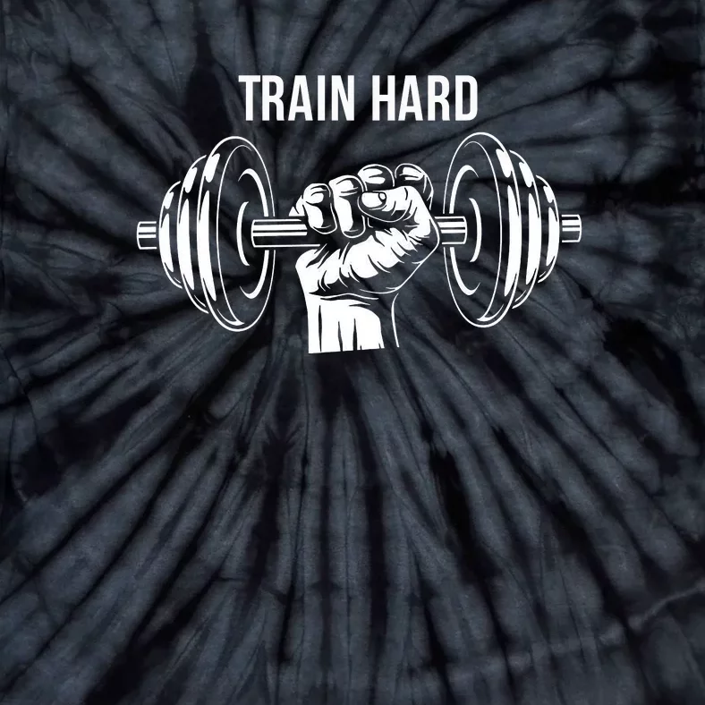 Train Harder Weightlifting Tie-Dye T-Shirt