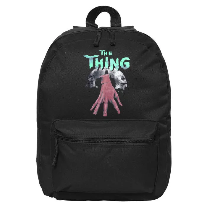 Thing Hand Wednesday Lover Trending Gift Idea 16 in Basic Backpack