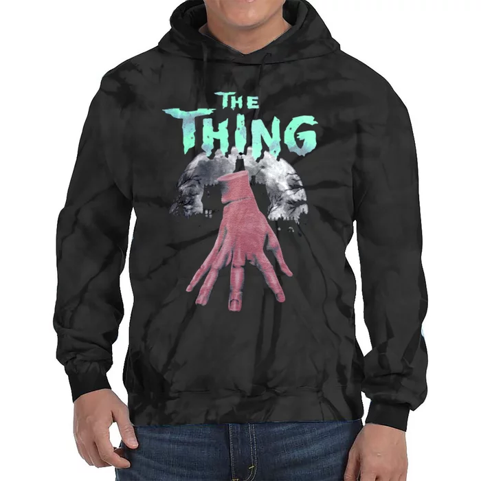 Thing Hand Wednesday Lover Trending Gift Idea Tie Dye Hoodie