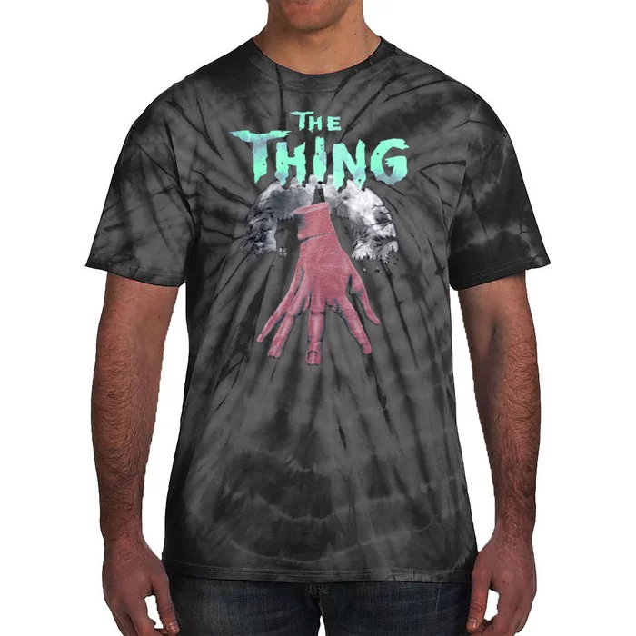 Thing Hand Wednesday Lover Trending Gift Idea Tie-Dye T-Shirt