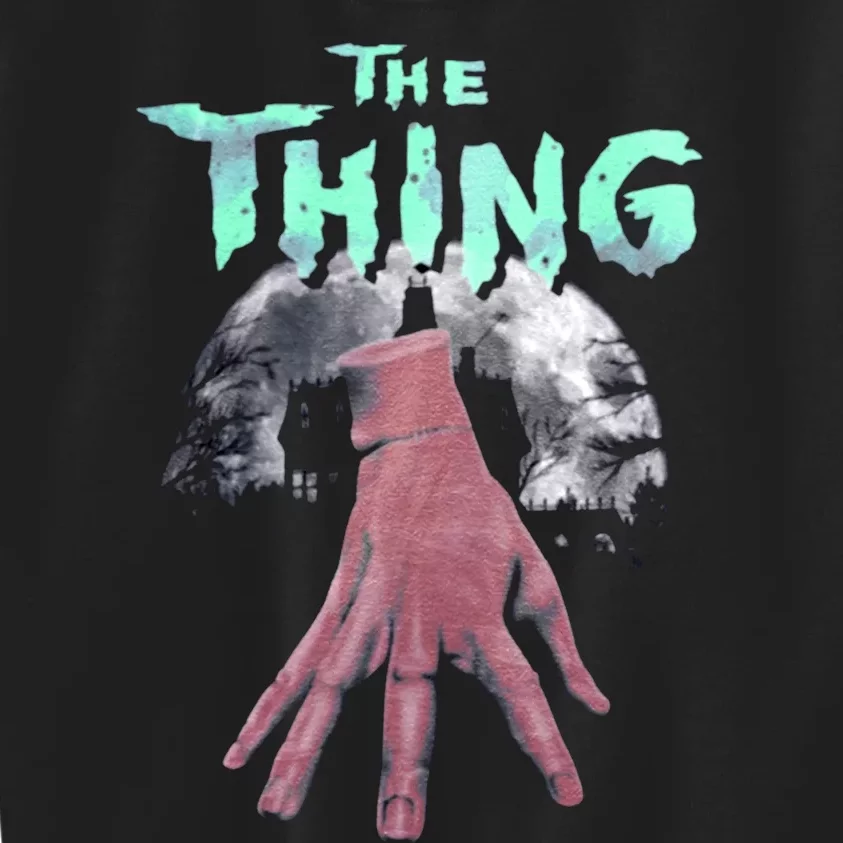 Thing Hand Wednesday Lover Trending Gift Idea Kids Sweatshirt