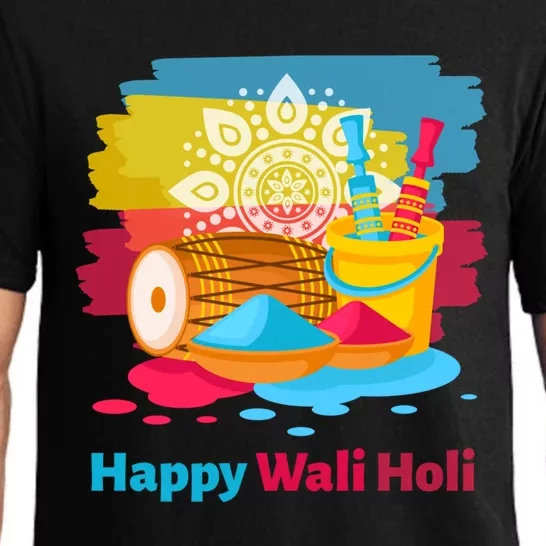 Traditional Happy Wali Holi Great Gift Pajama Set