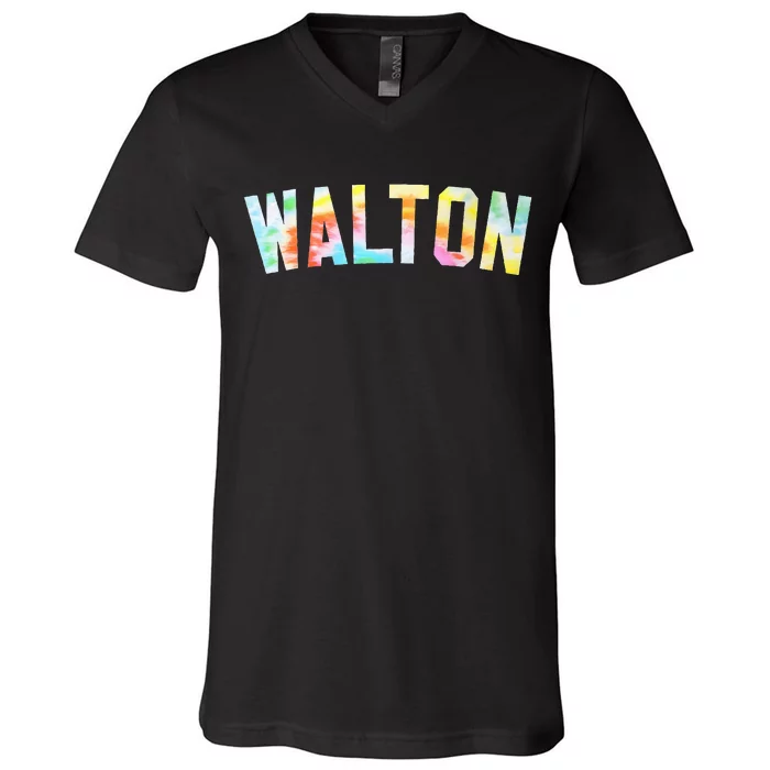 Tees Honored Walton Love 2024 Tiedye V-Neck T-Shirt