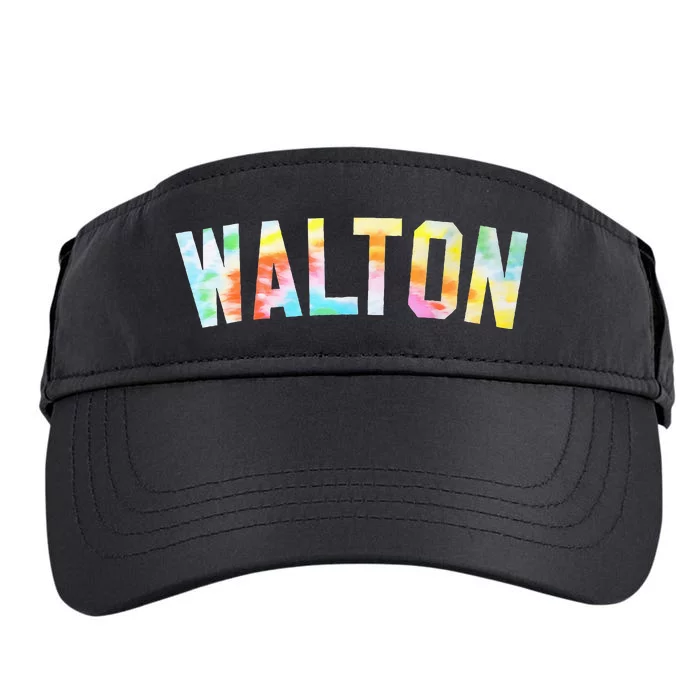 Tees Honored Walton Love 2024 Tiedye Adult Drive Performance Visor