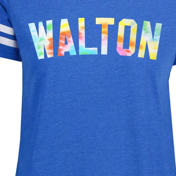 Tees Honored Walton Love 2024 Tiedye Enza Ladies Jersey Football T-Shirt