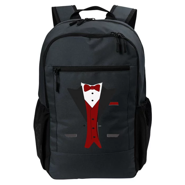 Tuxedo Halloween Wedding Groom Funny Red Costume Daily Commute Backpack