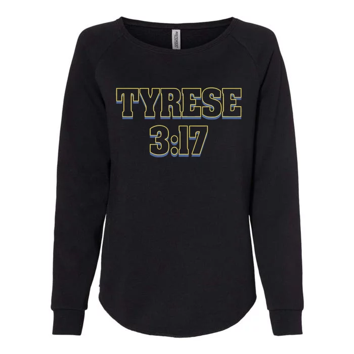 Tyrese Haliburton Wearing Tyrese 3 17 Womens California Wash Sweatshirt