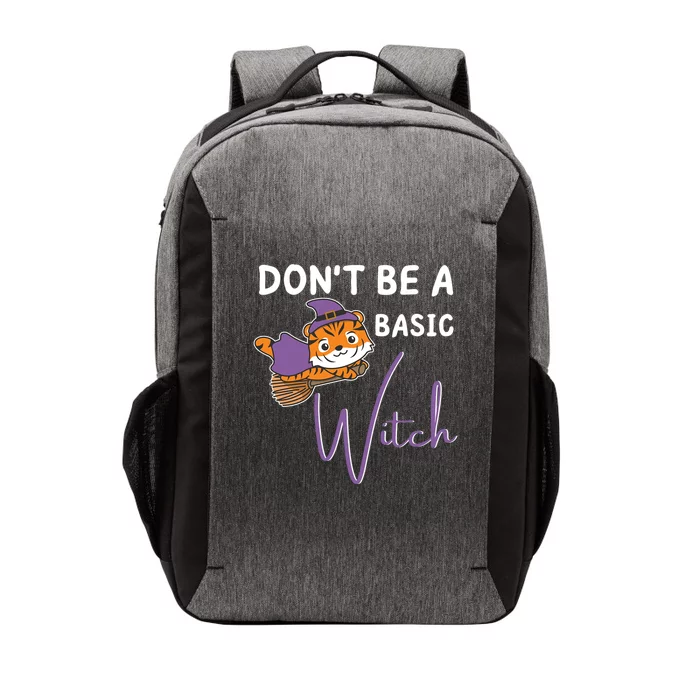 Tiger Halloween Witch Witches Dont Be A Basic Witch Gift Vector Backpack