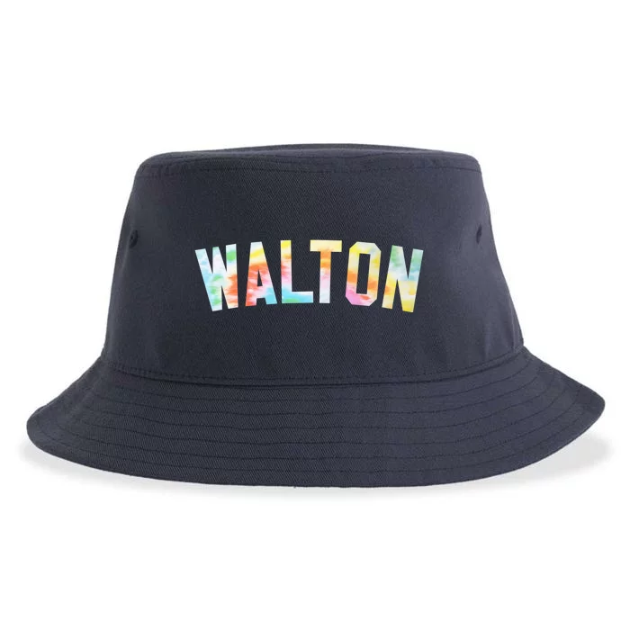 Tees Honored Walton 2024 Tiedye Warmups Sustainable Bucket Hat