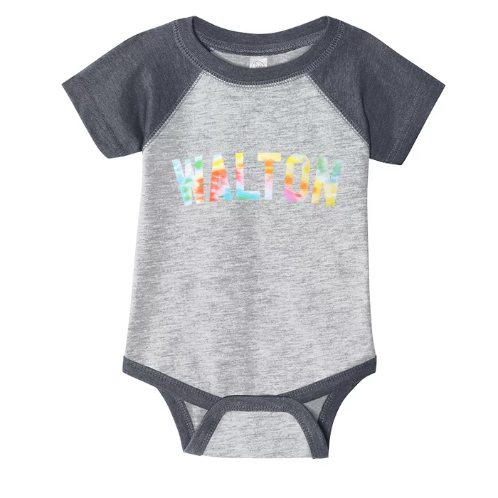 Tees Honored Walton 2024 Tiedye Warmups Infant Baby Jersey Bodysuit