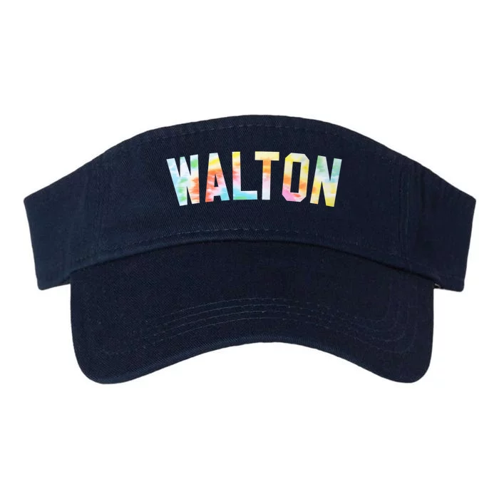 Tees Honored Walton 2024 Tiedye Warmups Valucap Bio-Washed Visor