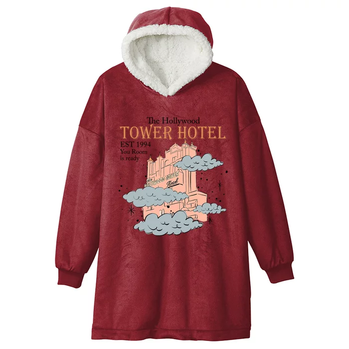 Tower Hotel Your Room Is Ready Est 1994 Tower Of Terror Family Matching Hooded Wearable Blanket