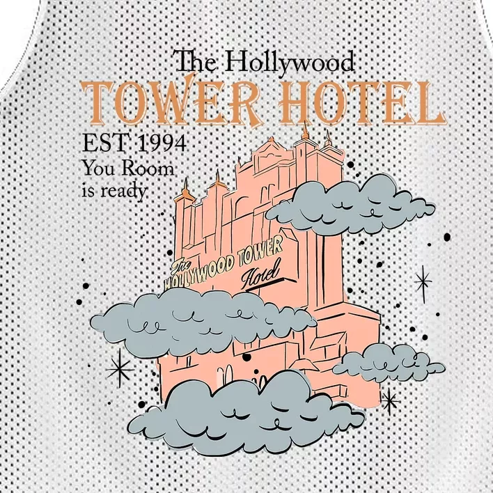 Tower Hotel Your Room Is Ready Est 1994 Tower Of Terror Family Matching Mesh Reversible Basketball Jersey Tank