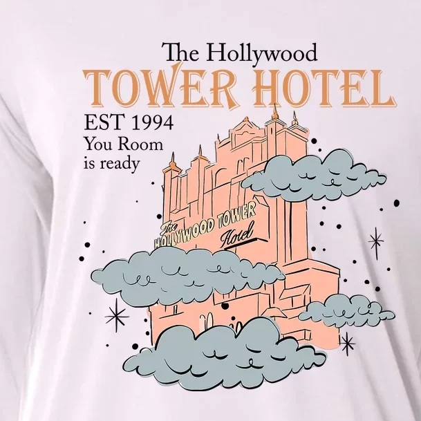 Tower Hotel Your Room Is Ready Est 1994 Tower Of Terror Family Matching Cooling Performance Long Sleeve Crew