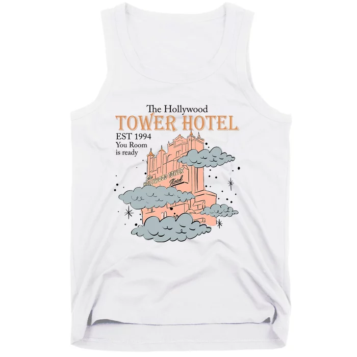 Tower Hotel Your Room Is Ready Est 1994 Tower Of Terror Family Matching Tank Top