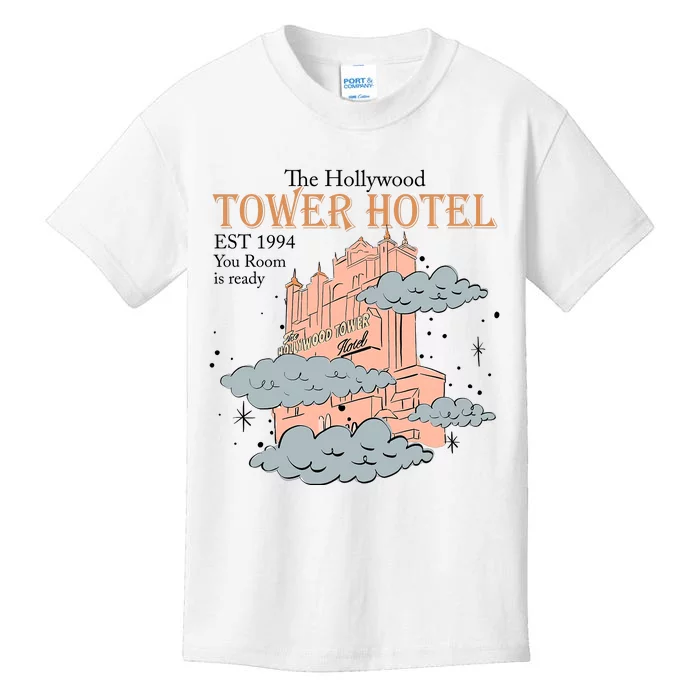 Tower Hotel Your Room Is Ready Est 1994 Tower Of Terror Family Matching Kids T-Shirt