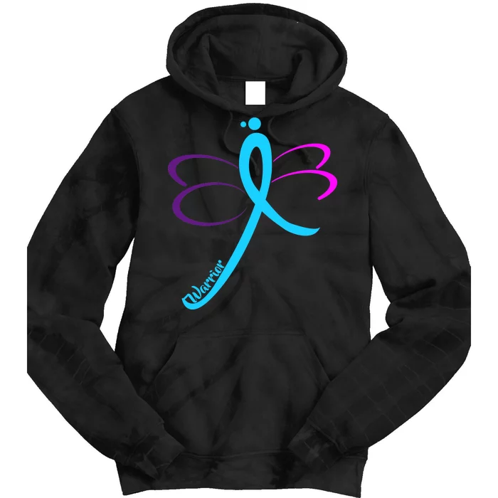 Thyroid Cancer Awareness Tie Dye Hoodie